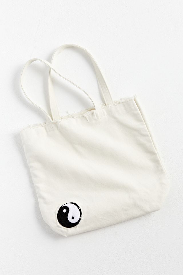 Distressed Yin Yang Tote Bag Urban Outfitters