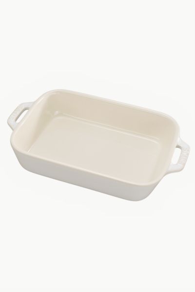 Staub Ceramic 7.5-inch X 6-inch Rectangular Baking Dish In White