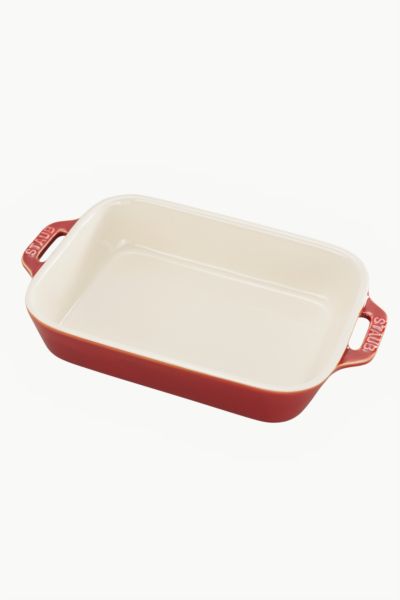 Staub Ceramic 7.5-inch X 6-inch Rectangular Baking Dish In Rustic Red