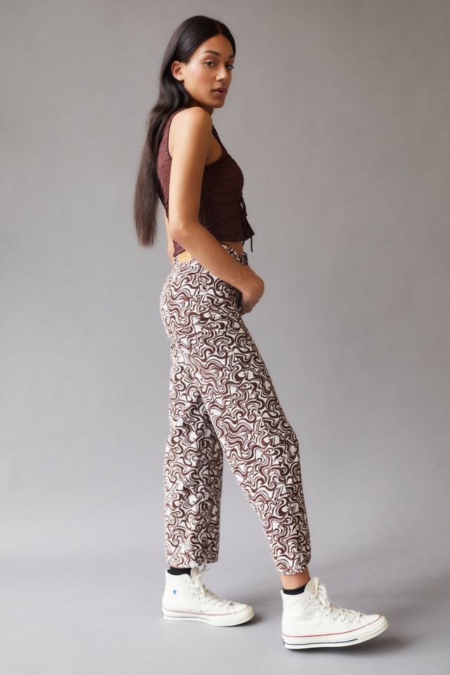BDG High & Wide Printed Corduroy Pant #2