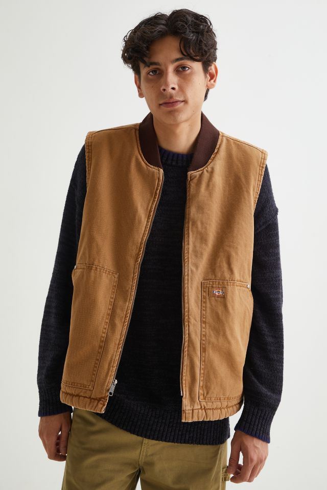 Dickies sherpa lined outlet work vest