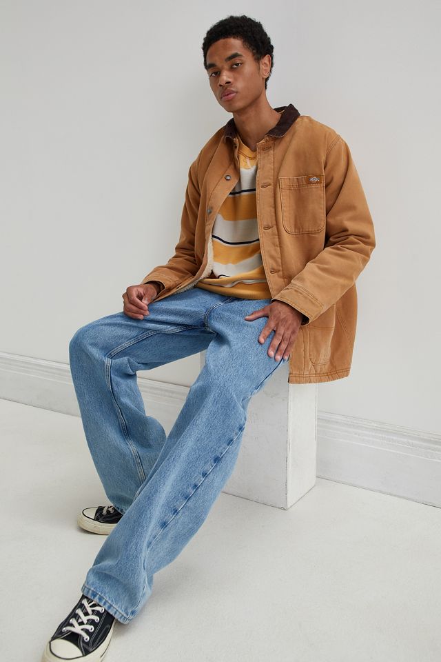 Dickies Washed Duck Sherpa Lined Chore Jacket | Urban Outfitters