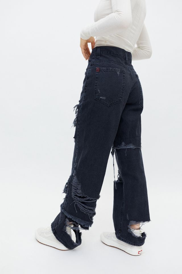Jean Ample Taille Haute Skylar BDG - Déconstruit #1