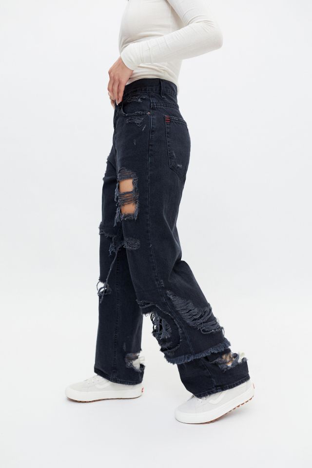BDG Skylar High-Waisted Baggy Jean - Deconstructed #3