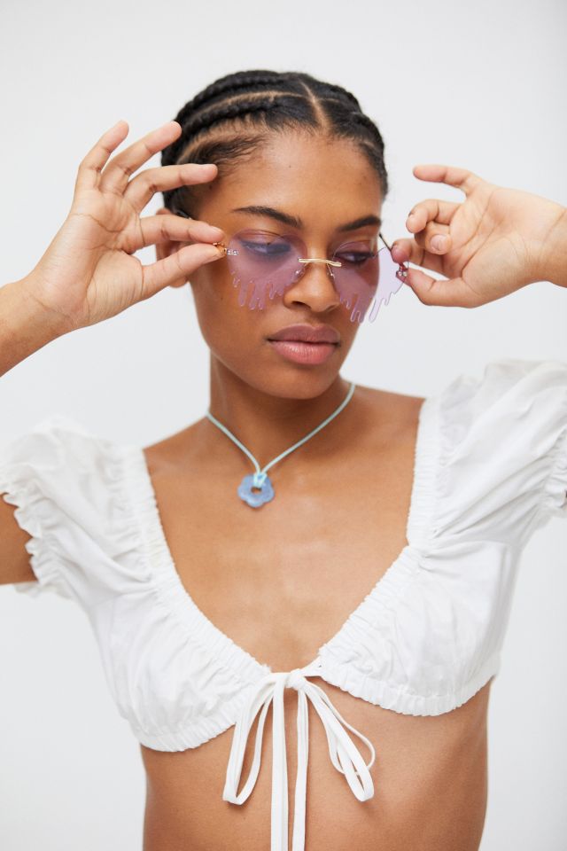 Lunettes de soleil cœur fondant #1