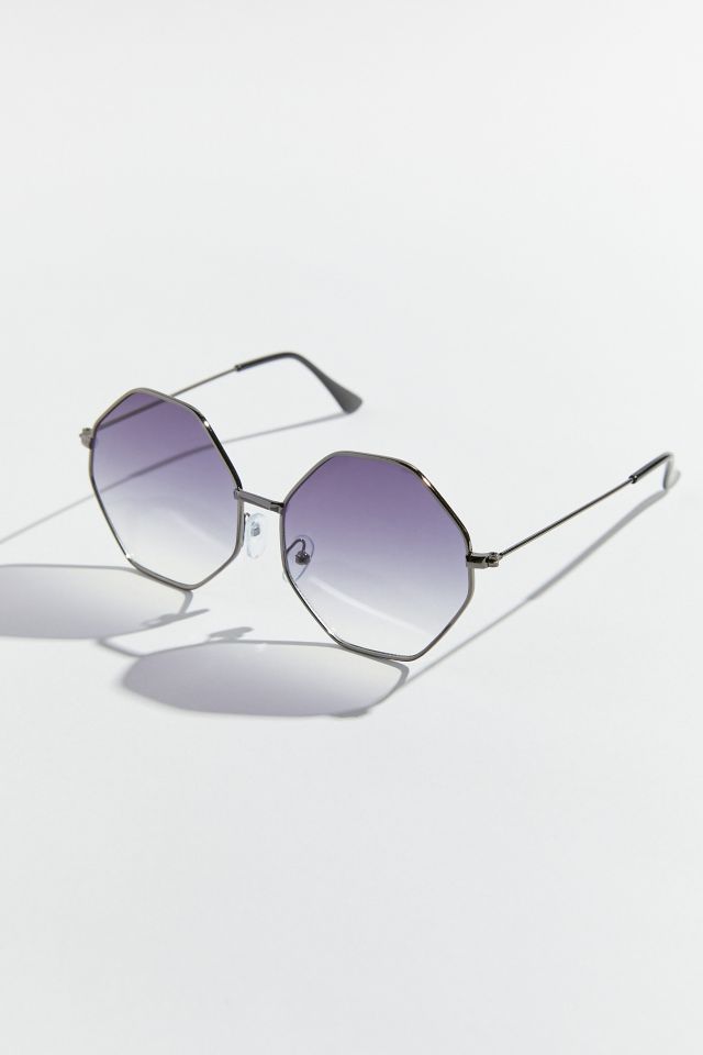Gigi Metal Octagon Sunglasses #1