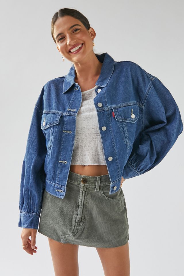 Levi’s Scrunchie Denim Trucker Jacket #4