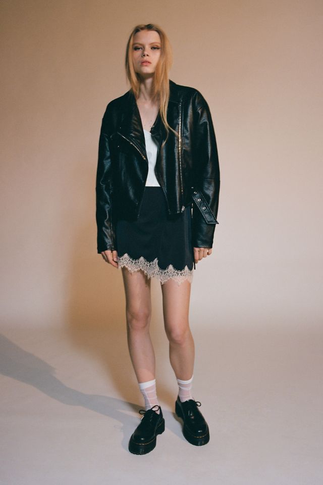 BDG Pattie Faux Leather Moto Jacket | Urban Outfitters
