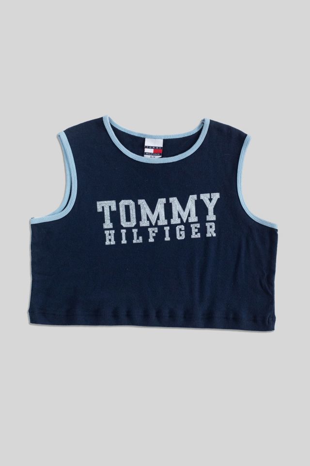 tommy crop t shirt