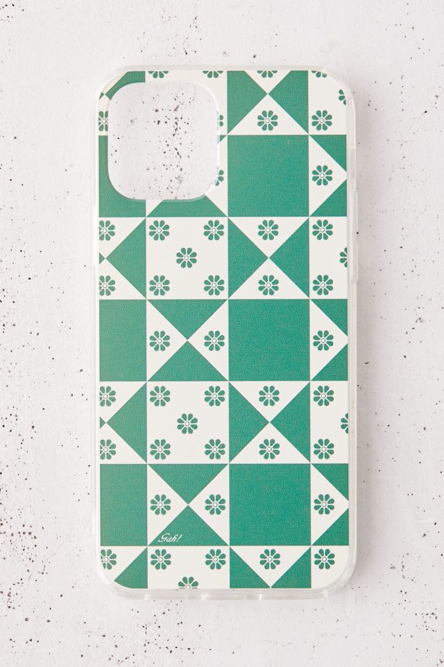 Lisa Says Gah Floral Quilt Boonville Green iPhone Case