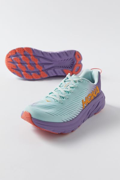 HOKA ONE ONE HOKA ONE ONE RINCON 3 SNEAKER IN BLUE GLASS/CHALK VIOLET, WOMEN'S AT URBAN OUTFITTERS