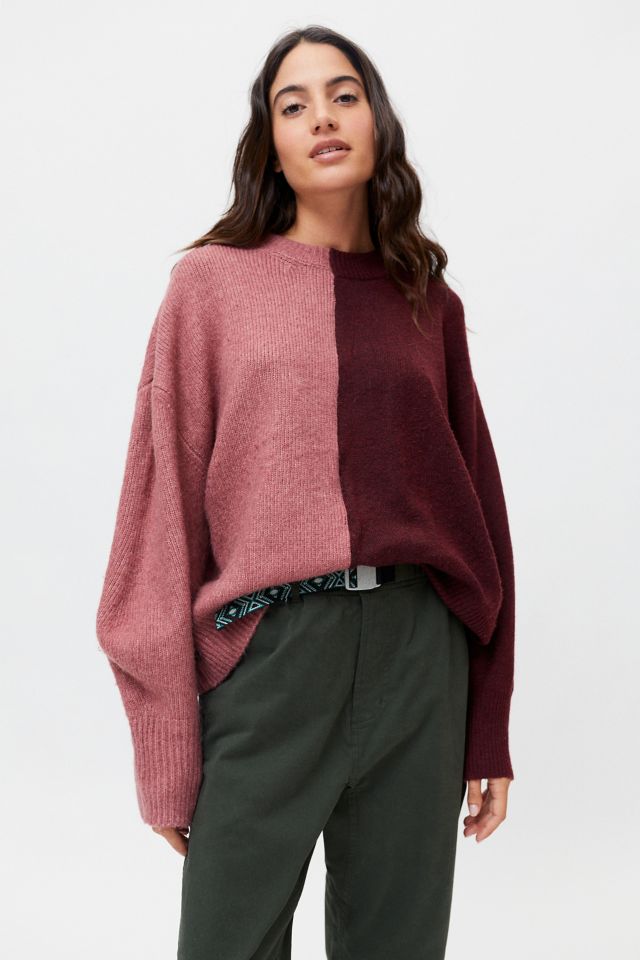 Urban Renewal Recycled Spliced Solid Sweater | Urban Outfitters