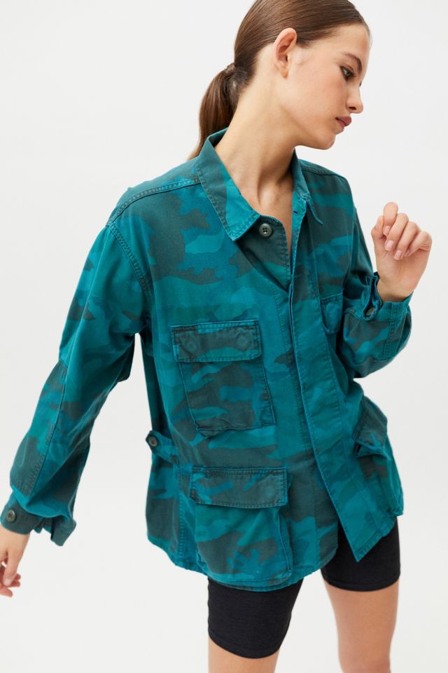 Urban Renewal Recycled Overdye Camo Jacket Urban Outfitters