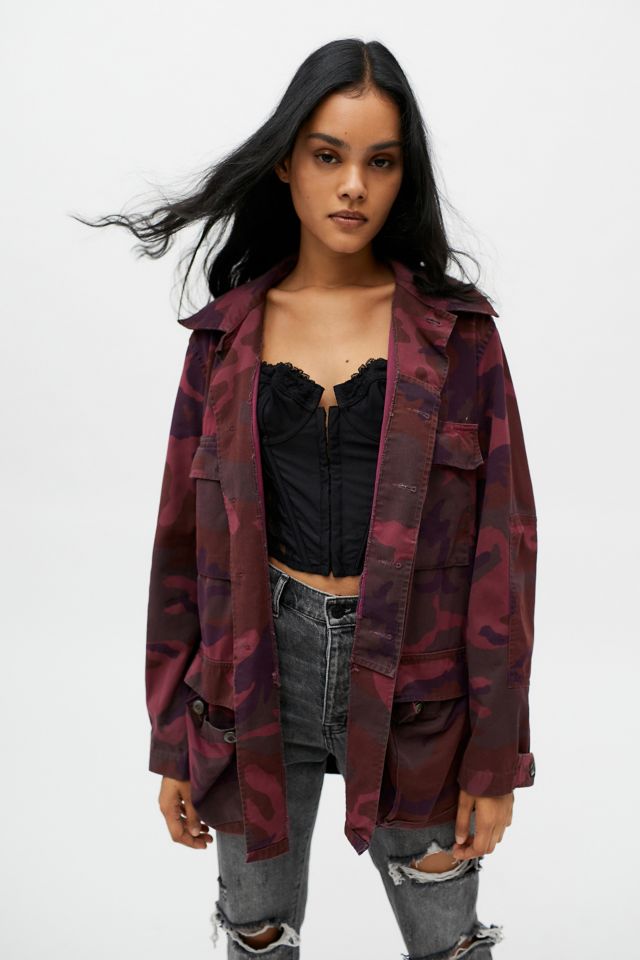 Urban Renewal Recycled Overdyed Camo Jacket Urban Outfitters 