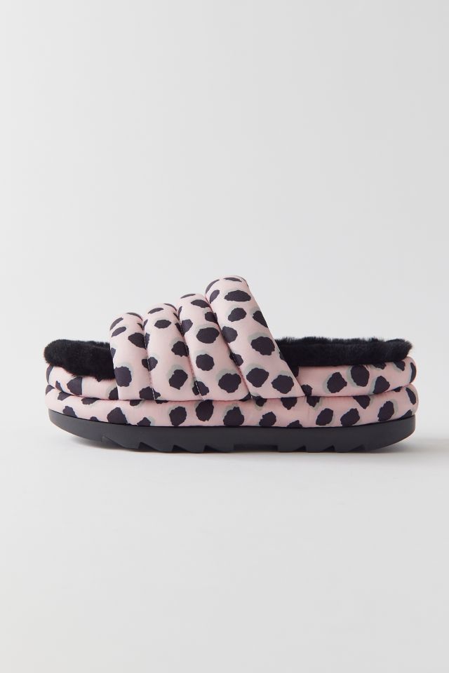 UGG Puft Maxi Cheetah Print Slide Sandal #1