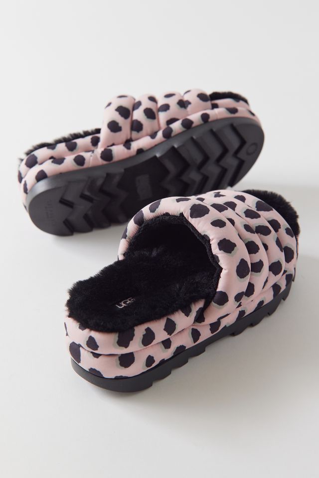 UGG Puft Maxi Cheetah Print Slide Sandal #2