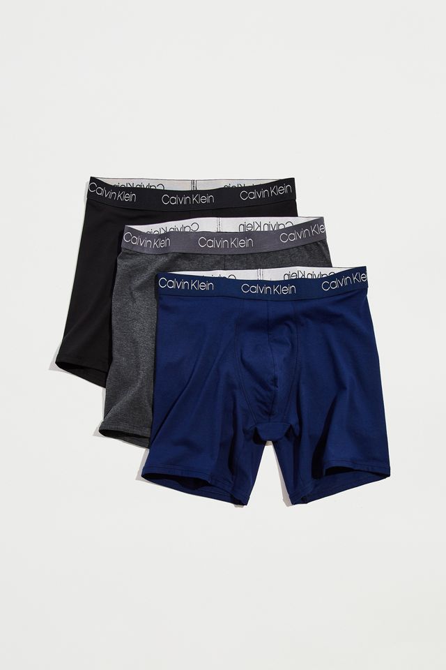 Calvin Klein Lux Pima Cotton Boxer Brief 3Pack Urban Outfitters