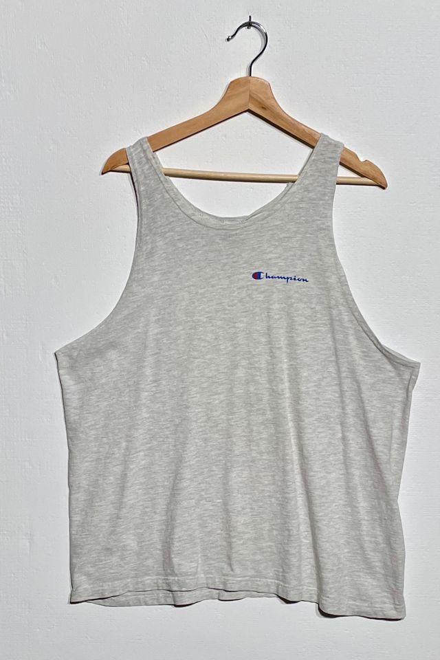Vintage Champion Heather Grey Tank Top Urban Outfitters