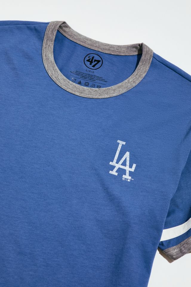 New Era Los Angeles Dodgers Camp Long Sleeve Tee in Brass, Men's at Urban Outfitters