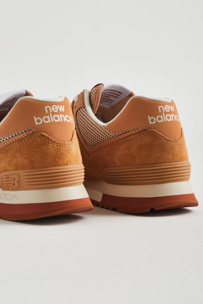 new balance leder orange