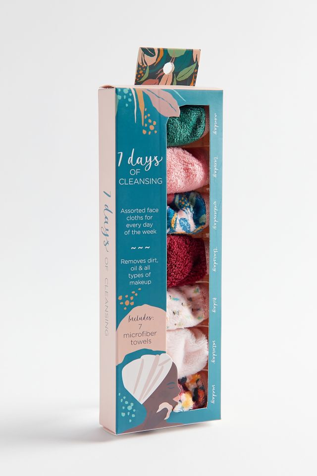 Ensemble de 7 Débarbouillettes en Microfibre pour le Nettoyage du Visage #1