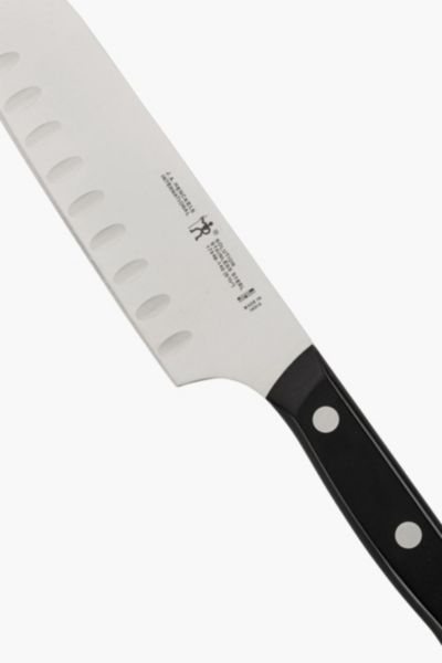 Henckels Solution 5-inch Hollow Edge Santoku Knife In Black