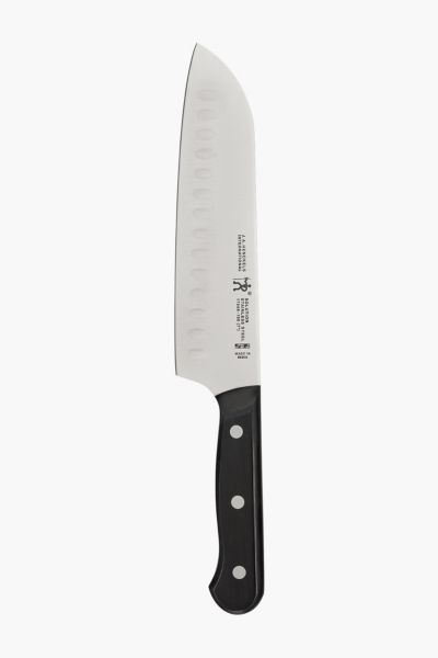 Henckels Solution 7-inch Hollow Edge Santoku Knife In Black