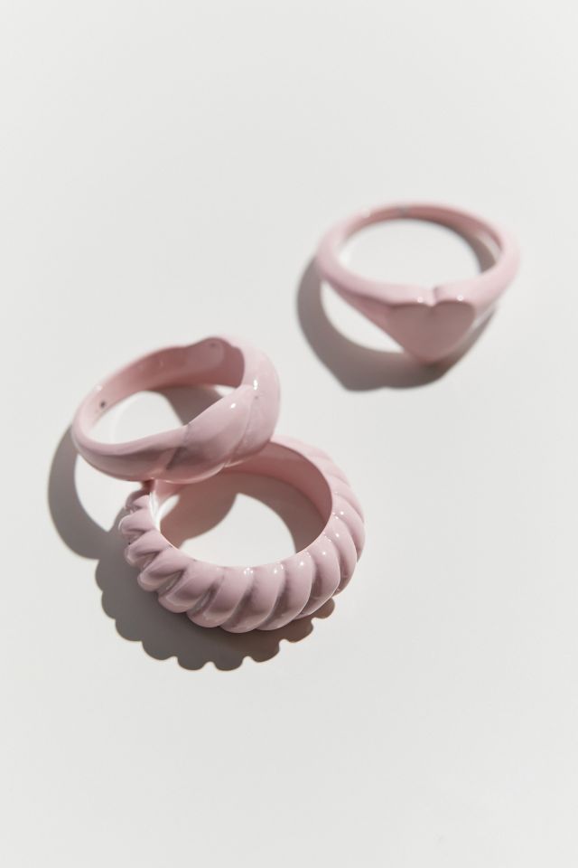 Enamel Icon Ring Set Urban Outfitters