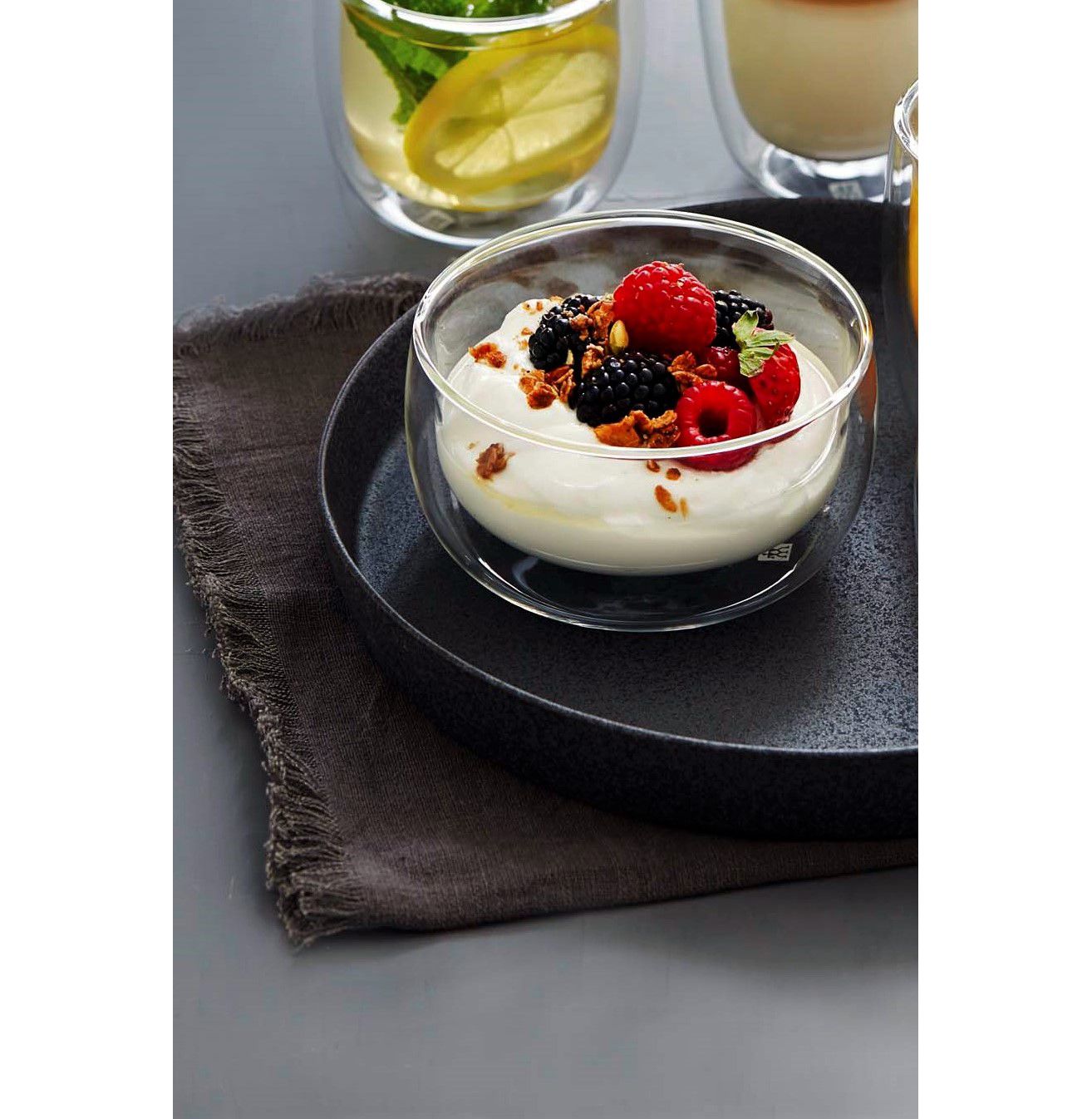 ZWILLING Sorrento 2-pc Double-Wall Glass Bowl Set - Clear, ONE SIZE