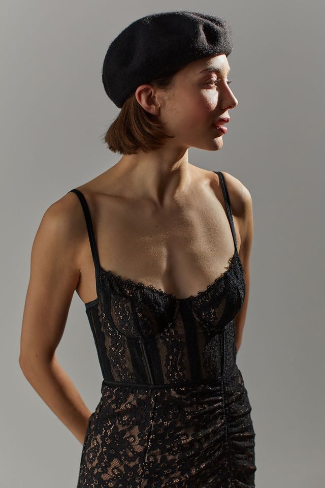 UO Angelica Corset Midi Dress