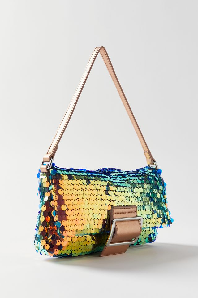 Hannah Sequin Flap Bag #1