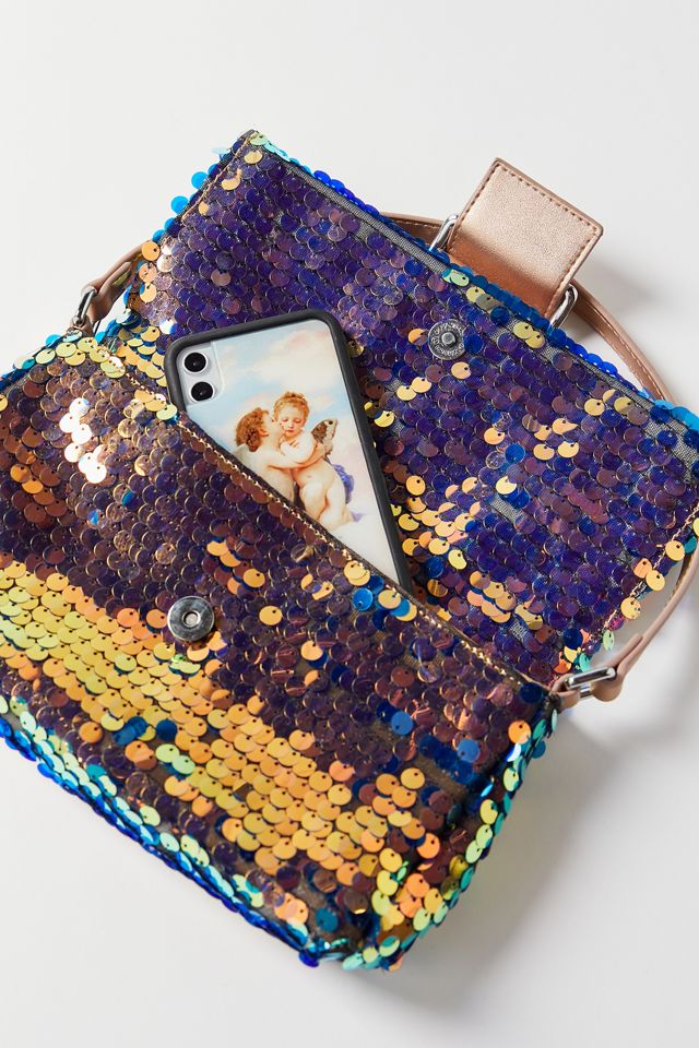 Hannah Sequin Flap Bag #4