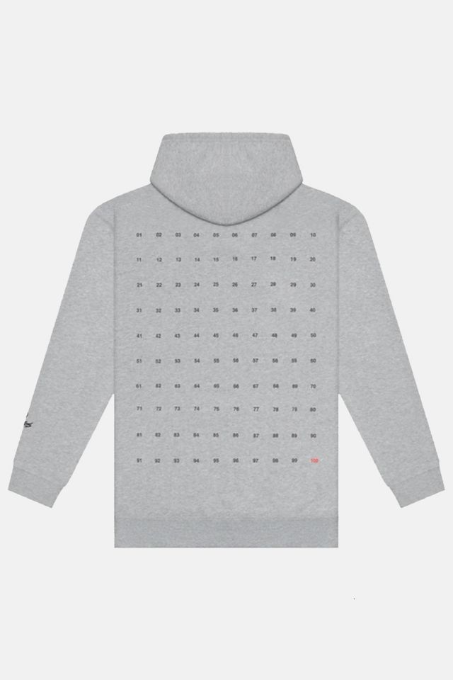 100 Thieves Numbers Hoodie - Grey #1
