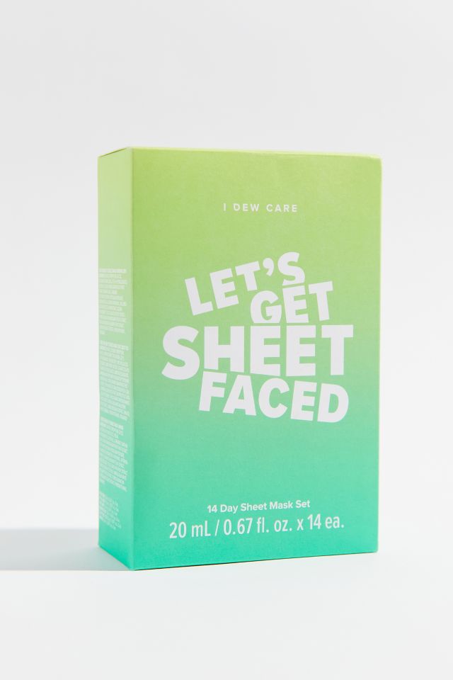 I Dew Care Let’s Get Sheet Faced 14-Day Sheet Mask Set #1
