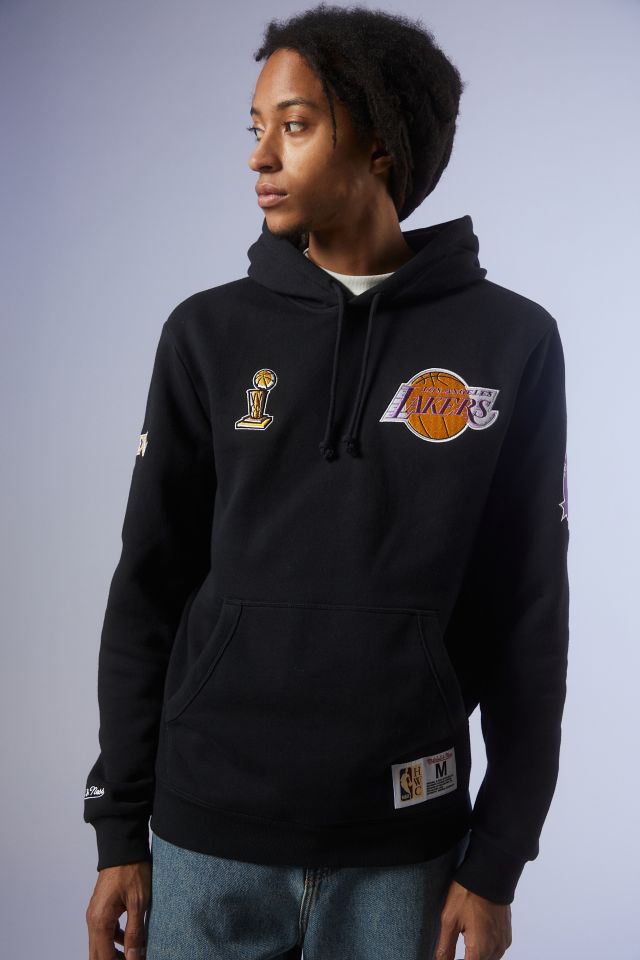 Lakers mitchell and ness hoodie sale