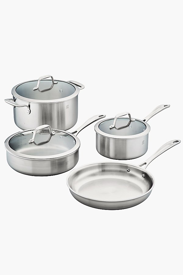 Zwilling Spirit 3-ply 7-pc Stainless Steel Cookware Set