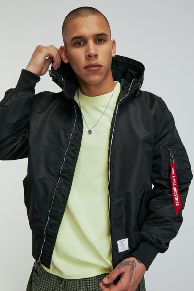 Alpha Industries L-2B Hooded Gen II Bomber Jacket | Urban Outfitters Canada