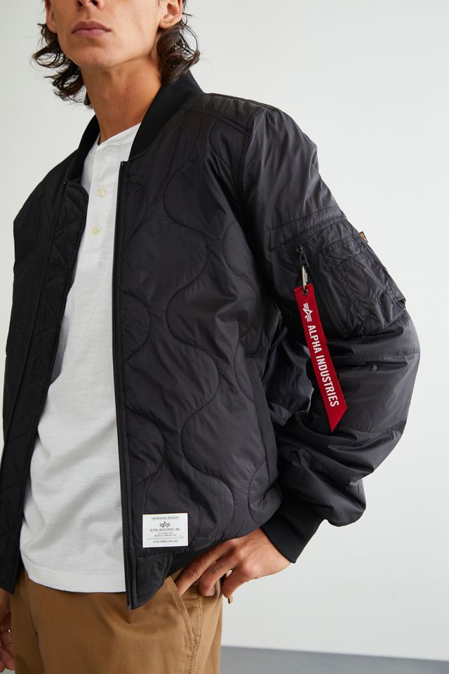 Alpha Industries Quilted Bomber Jacket | Urban Outfitters