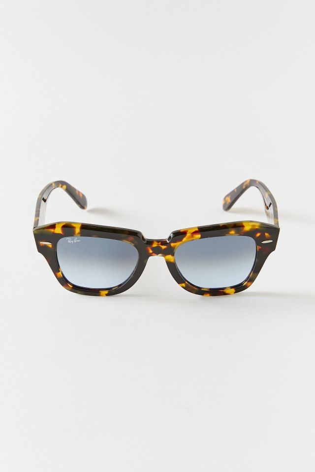Ray-Ban State Street Fleck Square Sunglasses | Urban Outfitters