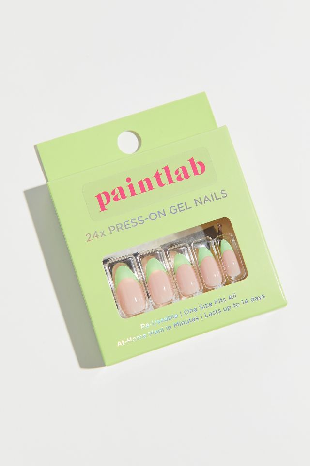 PaintLab French Tip Press-On Gel Nail Set #1