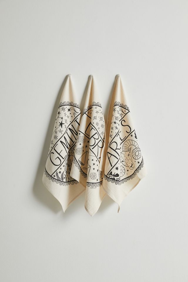 Calhoun & Co Zodiac Tea Towel #2