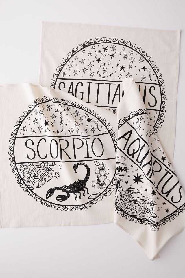 Calhoun & Co Zodiac Tea Towel #3