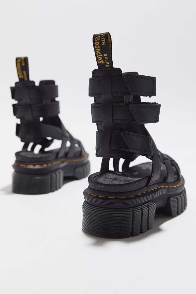 Dr. Martens Ricki Leather Platform Gladiator Sandal