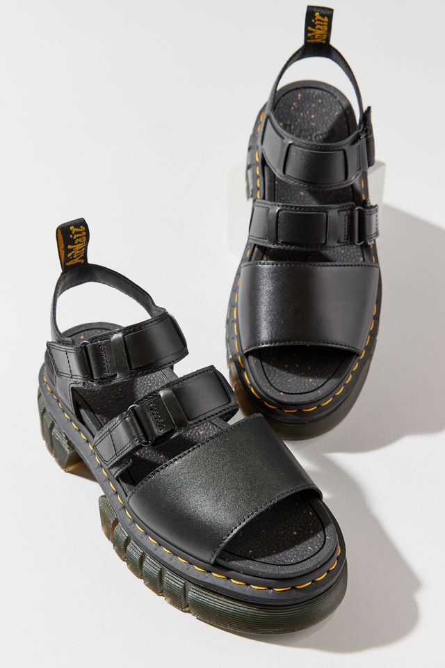 Dr. Martens Ricki Leather 3-Strap Platform Sandal