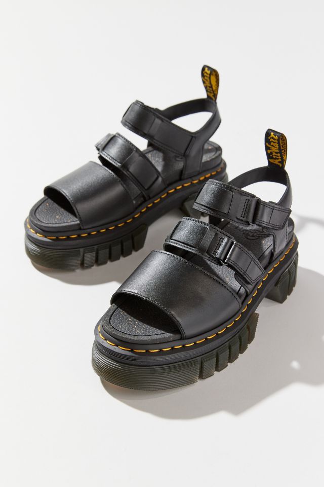 Dr. Martens Ricki Leather 3-Strap Platform Sandal