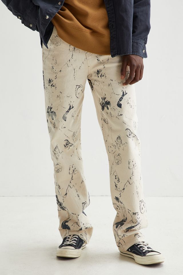 BDG Skate Fit Jean – Doodle Print | Urban Outfitters