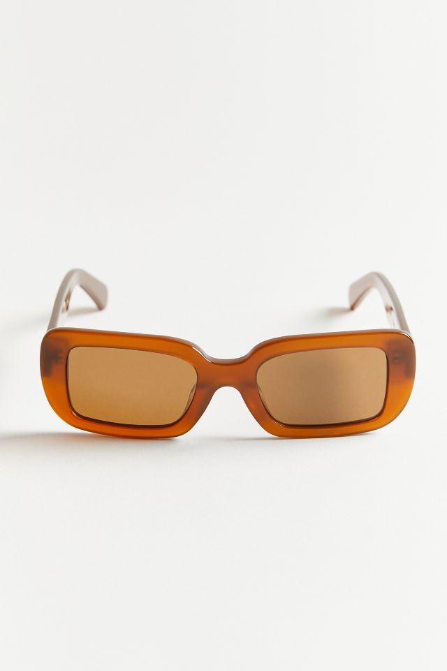 Raie Eyewear Mary Chunky Rectangle Sunglasses | Urban Outfitters