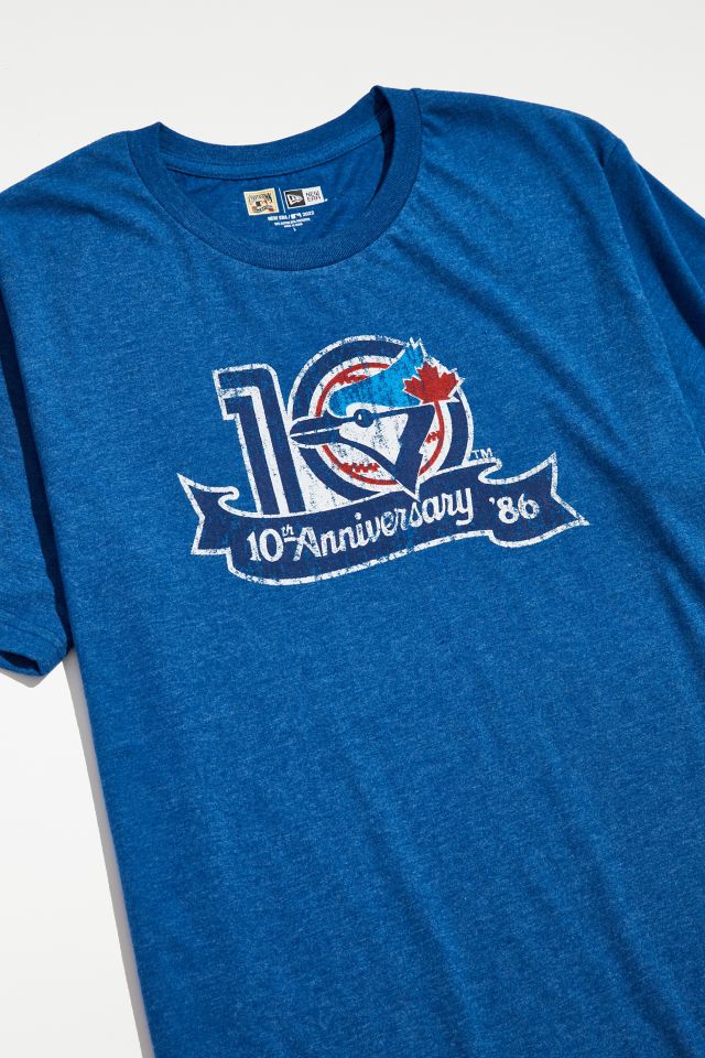 Toronto Blue Jays Shirt Adult Small Spellout Ontario Territory 77 Logo