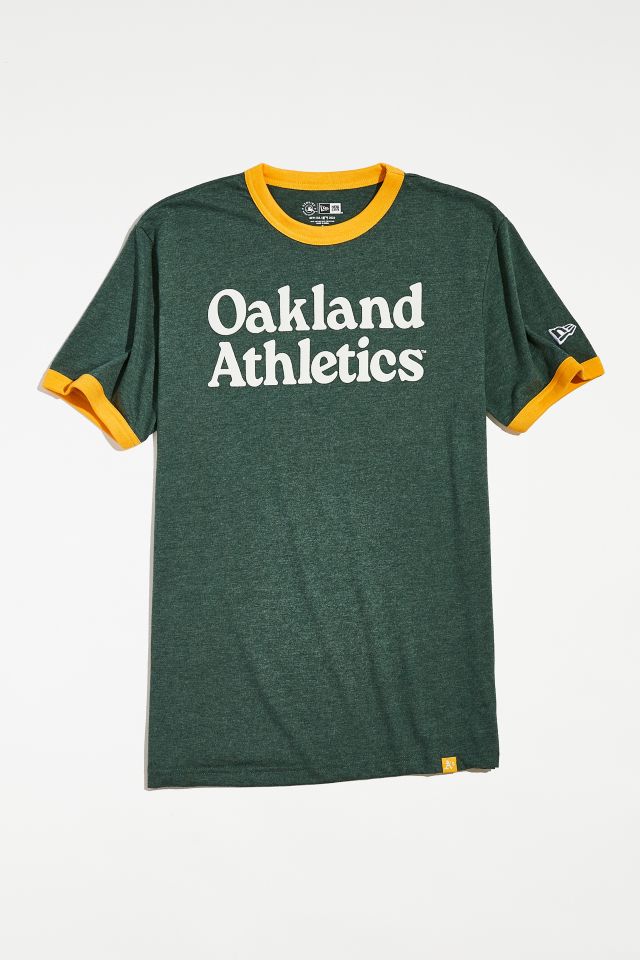 New Era Oakland Athletics Retro Ringer Tee