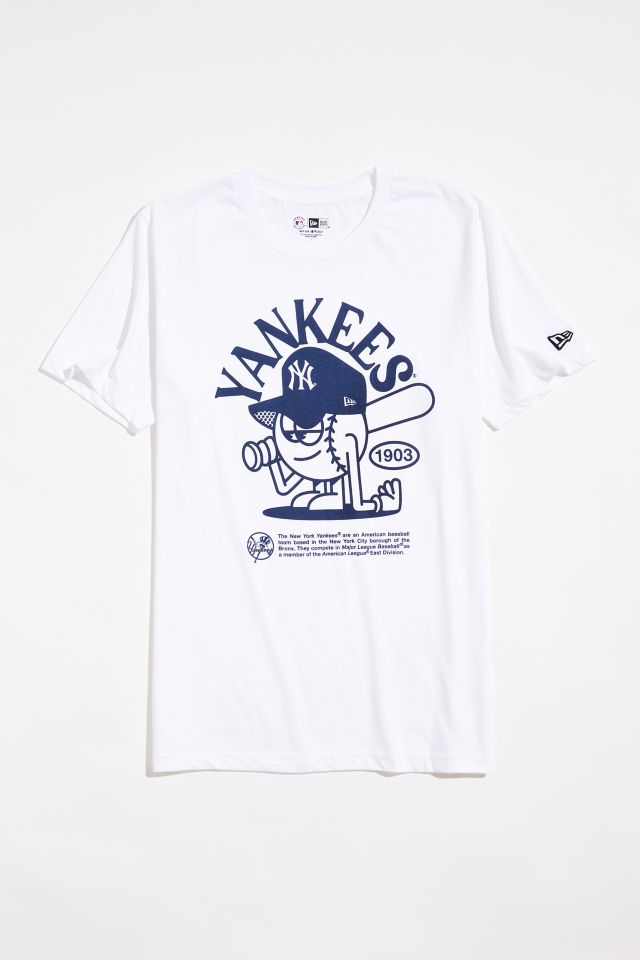 Urban Outfitters Mlb New York Yankees Embroidered Baby Tee in